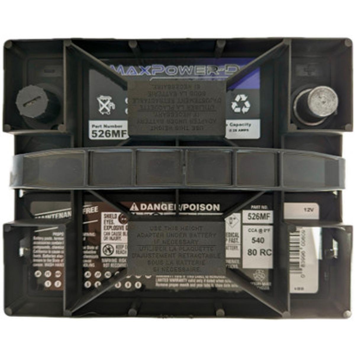 MaxPower-D 526MF 12V 80RC 540CCA Post Sealed Lead Acid (Group 26)