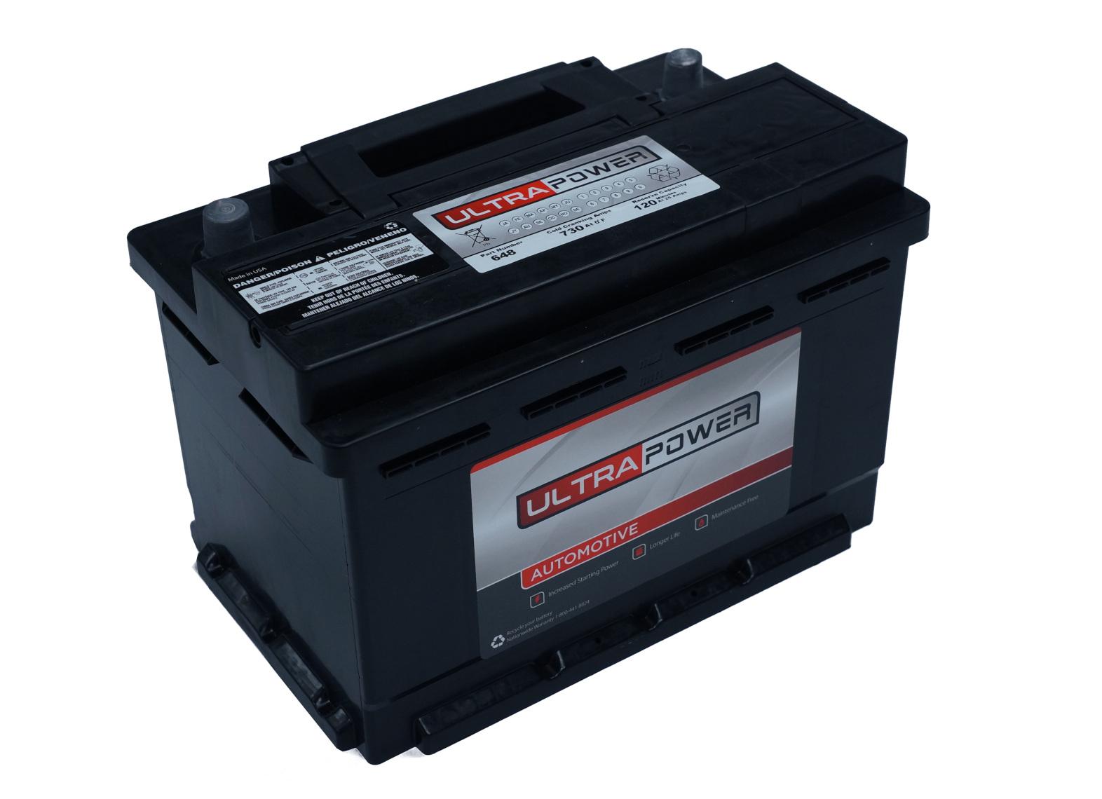 Ultrapower 565 12V 650CCA Post Flooded Lead Acid (Group 65)