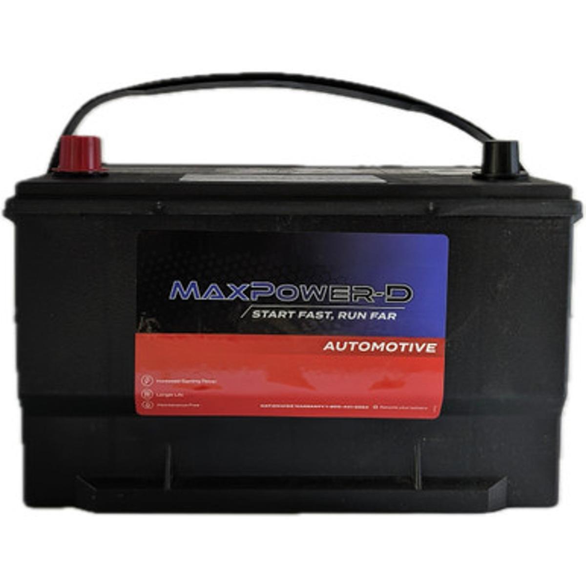 MaxPower-D 665MF 12V 150RC 850CCA Flooded Lead Acid (Group 65)