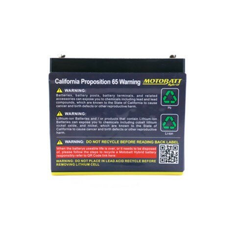Motobatt MHTX16 12V 350CCA PS Lithium